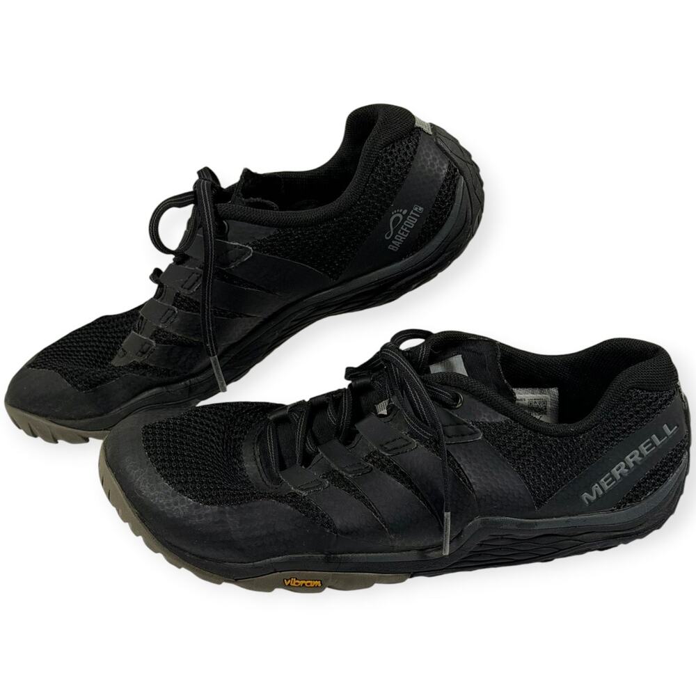 Merrell Trail Glove 5 Trail Shoes, Black, J99678, Women's 8